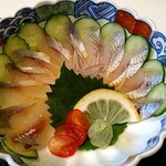 頼藤鮎 - 天然鮎の刺身