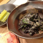 鮨 明 高勢 - 絹さや胡麻和え