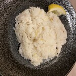 プチGARAKU - ライスにレモンが付いてます