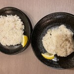 プチGARAKU - 左がライス小で右が中