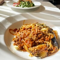 24/7 restaurant - 茄子とチーズのボロネーゼ　1530円税込