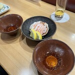 すし 其一 - セイコガニの甲羅詰め