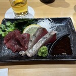 すし 其一 - カツオの藁焼きとニタリクジラ