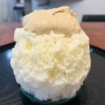 こひる庵 - 味見氷　白ごまくるみクリーム　200円