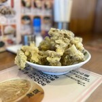 四方吉うどん 吉見本店 - 舞茸天（大）