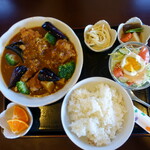 蒼の月 - チキンのカレー煮定食