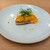 ブラッスリー・ヴィ - 料理写真:鰤のスモークカルパッチョ ... ハーフサイズ? ... オレンジが乗っていてあっさりと食べれる逸品