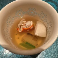 札幌 鮨 よこ田 - タラバ蟹の鉄砲汁