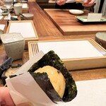 天婦羅 みやしろ - 帆立の磯部焼き