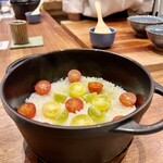 天婦羅 みやしろ - トマトごはん