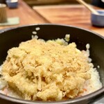 天婦羅 みやしろ - トマトごはんとかき揚