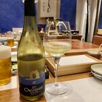 天婦羅 みやしろ - 奥尻 ピノ・グリ(白ワイン)