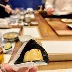 天婦羅 みやしろ - 帆立の磯部焼き