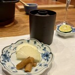 天婦羅 みやしろ - お椀と香の物