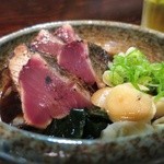 山乃家 - かつおの藁焼きタタキ