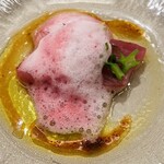273292559 - ハマチ／檸檬／韮／昆布／ビーツ