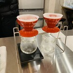 ロマンチックコーヒー オッタ - ハリオのV60で丁寧に淹れてくださいます