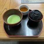 三星園 上林三入本店 - 宇治十帖 初むかし (お善哉セット) 