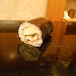 菊水鮓 - あなごと大根の巻き寿司