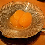 菊水鮓 - ビワのコンポート