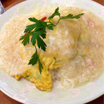 キッチン 凛花 - ふわトロオム天津飯 780円 (2014.05現在)