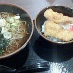 長岡やなぎ庵 - 140515新潟　長岡やばぎ庵　たれカツ丼セット630円