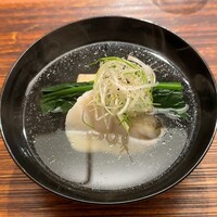 料理屋まえかわ - クエと胡麻豆腐のお椀