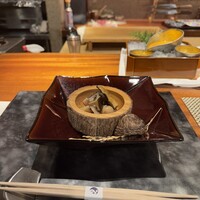 割烹 三長 渋谷 - 【先付け】太刀魚 きのこ和え物