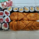 増田屋すし店 - 巻いなり￥150　鉄火巻￥230　玉子細巻き￥160