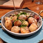 ビストロ ドゥーブルオーンズ - 揚げニョッキと旬野菜のフリット