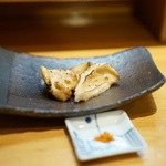 日本橋橘町　都寿司 - ミル貝の実の部分　ワタがふわふわ～