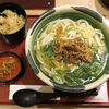 杵屋 - 地域限定メニュー 九条ネギの肉あんかけうどん