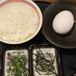 やきとり中山商店 - 卵かけご飯