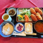貞宝カントリークラブ - 牡蠣フライ定食です