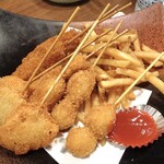 庄や - 串カツ３種とポテトフライの盛り合わせ（３人分）
