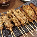 庄や - 焼き鳥３種盛り合わせ（４人分）
