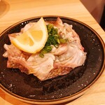 和びすとろ TORINOS - カルパッチョ。炙りが甘くて皮硬め