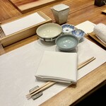 天婦羅 みやしろ - 卓上