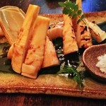 蕎麦 シカモア - 焼きタケノコ