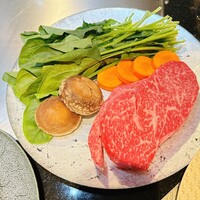 鉄板焼 石狩 - A5白老和牛