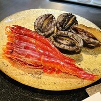 鉄板焼 石狩 - 蝦夷鮑とカラビネーロ