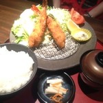 駿河 - 2014.5.16　エビフライ定食☆　１４８０円