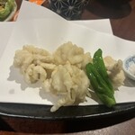 海鮮や　まる久 - 白子の天ぷら　1200円