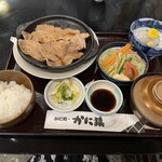 273342267 - 豚生姜焼き定食1,500円税込。ご飯半分。昨日海玄だったから、今日は肉。贅沢三昧。