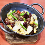 四川食府 - 牛肉の鉄鍋炒め（９８０円）２０２４年１１月
