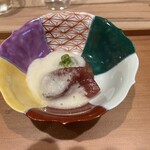 和食 つぼね - メジマグロの山かけ