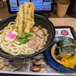 資さんうどん 今福鶴見店 - ごぼうがうまい。トロロ昆布と天かすかけ放題。