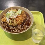 都そば - かき揚げそば