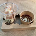 QUON CHOCOLATE DEMI-SEC - 料理写真:マダムチョコバナナ ホワイト&ミルク