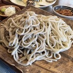 神楽屋 - 細挽き十割と粗挽き十割の合い盛り